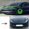 Car Front Bumper Lip Chin Spoiler Splitter Diffuser For Tesla Model 3 Highland 2024 Bodykits Tuning ABS Plastics Gloss Black New