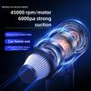Portable Handheld Wireless Car Vacuum Cleaner – Mini Blowing & Suction for Dust and Mite Removal