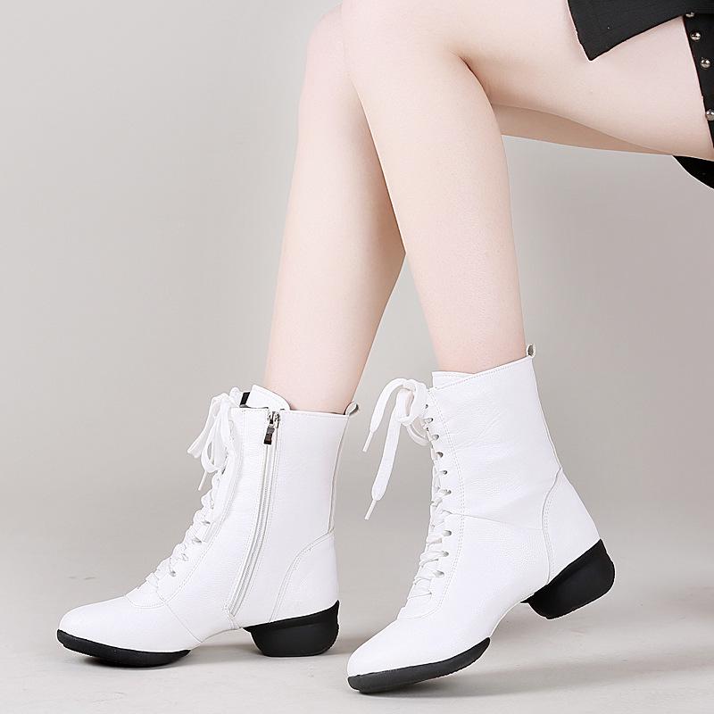 Женские танцевальные туфли на мягкой подошве: Square Dance, Sailor, длинные сапоги, латиноамериканские танцы, современные каблуки