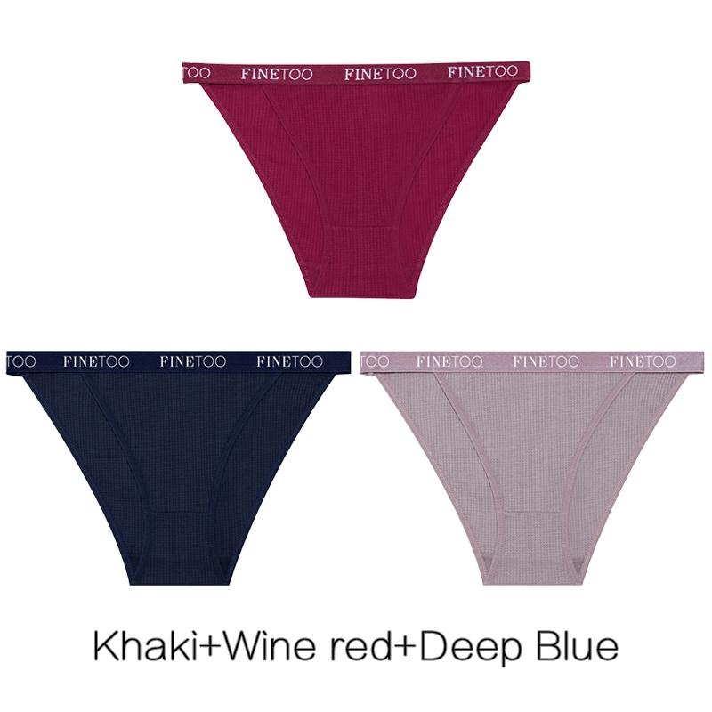 FINETOO 3 шт./компл. женские хлопковые трусики с низкой посадкой, женское удобное нижнее белье, вафельные трусы с поясом и надписью, трусы, новое нижнее белье
