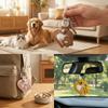 Portable Pet Hair Storage Bag Heart Shape Pet Fur Keepsake Holder Pet Hair Key Chain  Birthday Gift