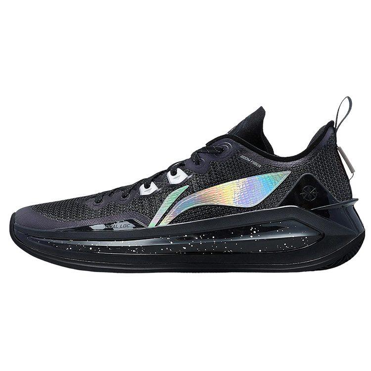 Li Ning Liren 3 V2 Обсидиан Низкие Высокопроизводительные Баскетбольные Кроссовки Спортивная Обувь Унисекс Черные ABAT057-19