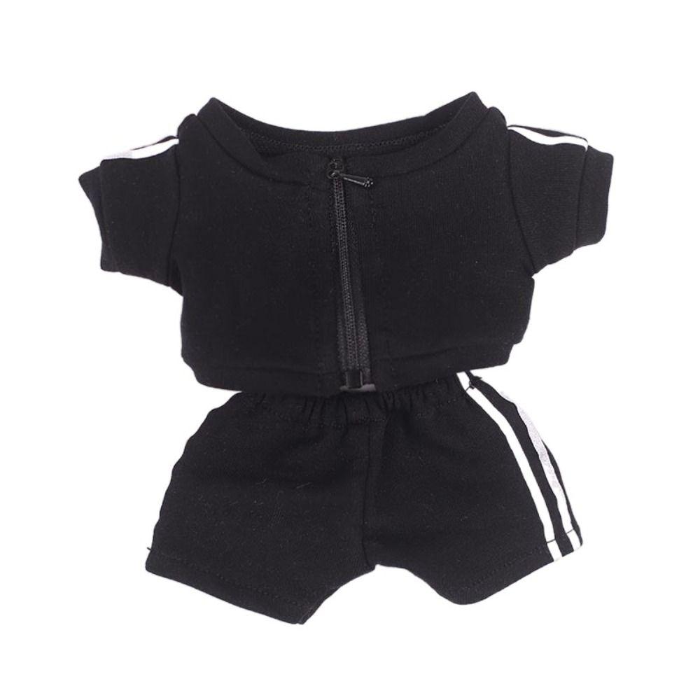 Dressing Game Cotton Stuffed Mini Sports Suit 20CM Doll Sportswear Dolls Clothes Topcoat Trousers
