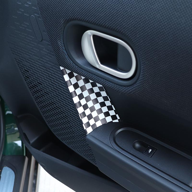 Car Interior Door Handle Knob Leather Sticker Protection For Mini Cooper F66 F67 For Mini Cooper Car Decoration Accessories