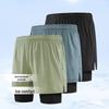 Men's Quick-Dry Summer Basketball & Running Shorts - Double-Layer, Anti-Exposure, Casual Fitness Training Wear