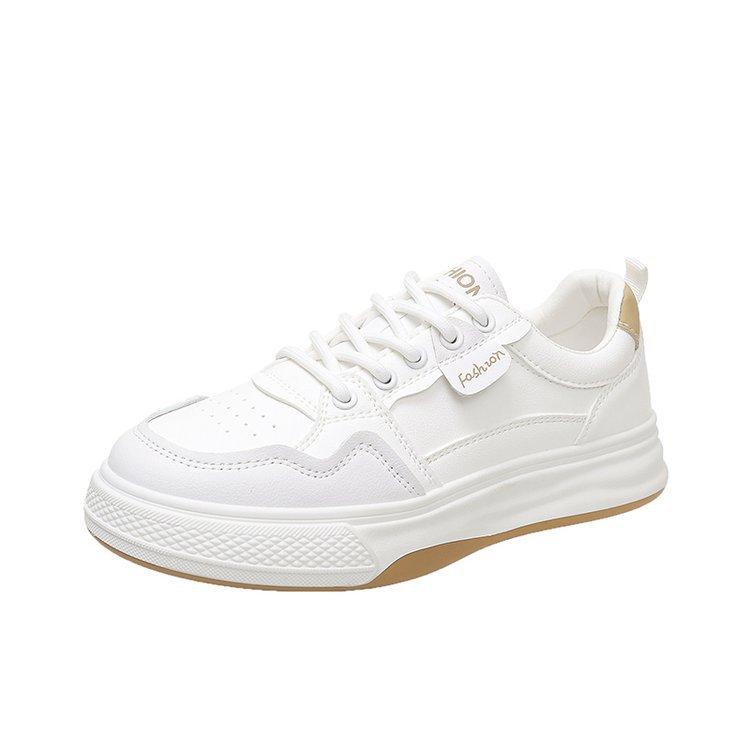 Маленькие белые туфли женские модели весна и осень сотня с мягкой подошвой удобные туфли для сноуборда студенческие спортивные повседневные туфли