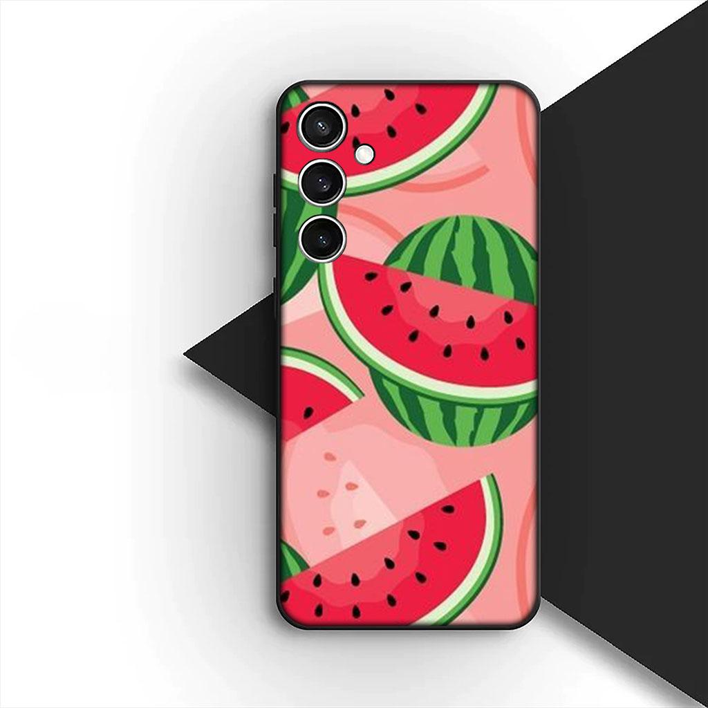 Cherry Strawberry fruit Summer Avocado Lemon Cover for Samsung Galaxy S25 S24 S23 FE Ultra Plus S7 Edge S25+ S23+ A56 5G Case
