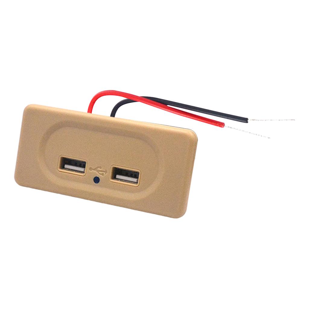12 В автомобильная розетка с двумя USB-зарядными устройствами для установки в автомобиль автодома каравана автомобильные аксессуары