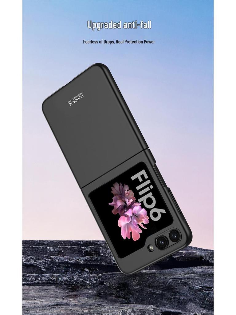 Ультратонкий матовый чехол-бампер Samsung Z Flip 6 однотонный