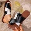 Fashion Women Slippers Flat Non-slip Shoes Outdoor Casual Comfortable Beach Sandals Comfortable Slip On Slippers Big Size Slides Women