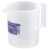 Entec Polypropylene Measuring Cup, 1L, Natural, 722A