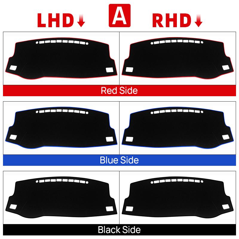 Автомобильные аксессуары для Toyota Corolla E180 2014 2015 2016 2017 2018 Чехол на приборную панель, избегайте попадания света, коврик с защитой от ультрафиолета, нескользящий