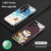 Забавный чехол для телефона с Панху жирным тигром для Samsung S25 S24 S23 S22 S21 S20 Plus Ultra Note20 Стеклянный магнитный чехол