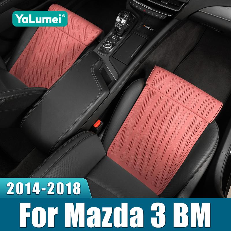 Для Mazda 3 BM BN Axela 2014 2015 2016 2017 2018 Универсальная подставка-удлинитель для ноги сиденья автомобиля, коврик, подушка, подставка, дышащий чехол