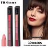 Fit Colors Mattic 5 Color Lipstick Combination 5 Fog Lush Velvet Shows The Color of The Lip Gloss Red