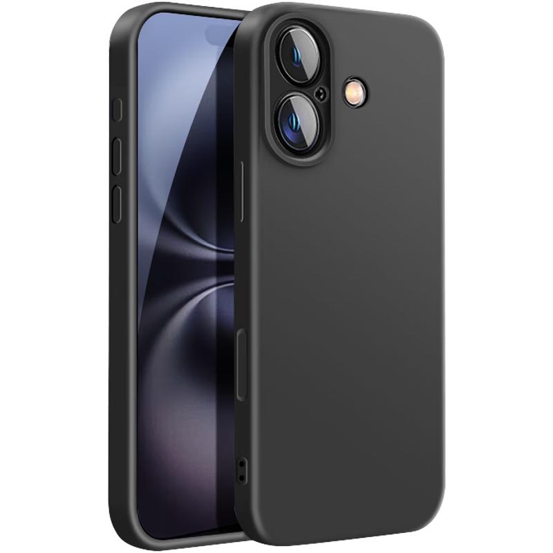 Pisen Гибкий Жидкий Силиконовый Чехол Полного Покрытия для iPhone