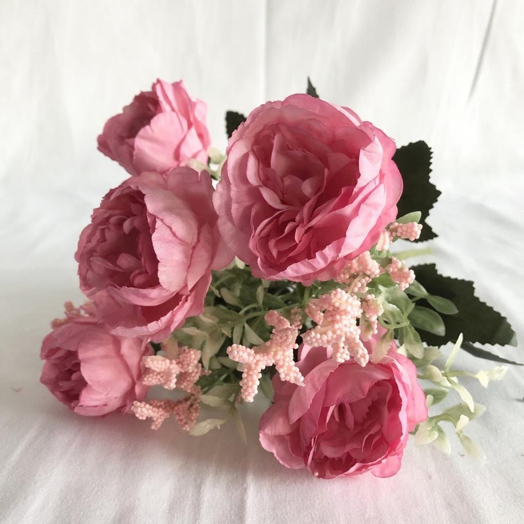 Artificial Flower Bouquet Fake Flowers Silk Peony Surprising S