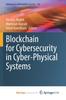Книга Blockchain for Cybersecurity In Cyber-Physical Systems