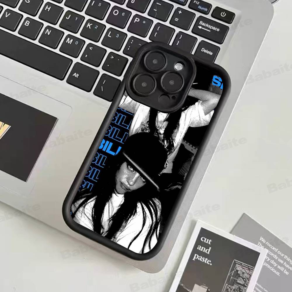 Чехол для телефона Поп-певицы B-Billie Для IPhone 17 16 15 14 13 12 11 Pro Max 16E Plus INS Мягкий чехол