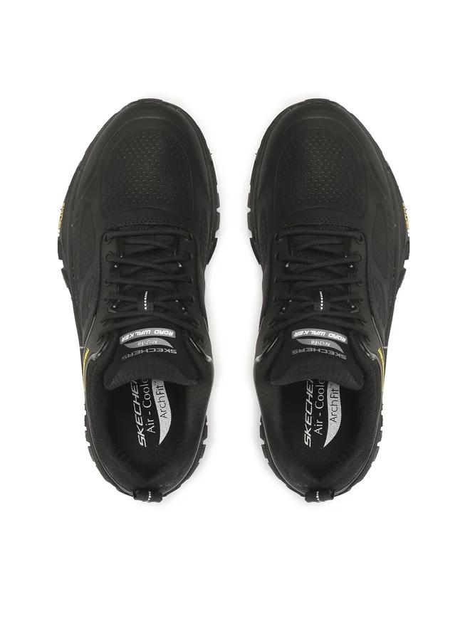 Sports Shoes Skechers Black Red Relaxed Fit Arch Fit Road Walker Recon
