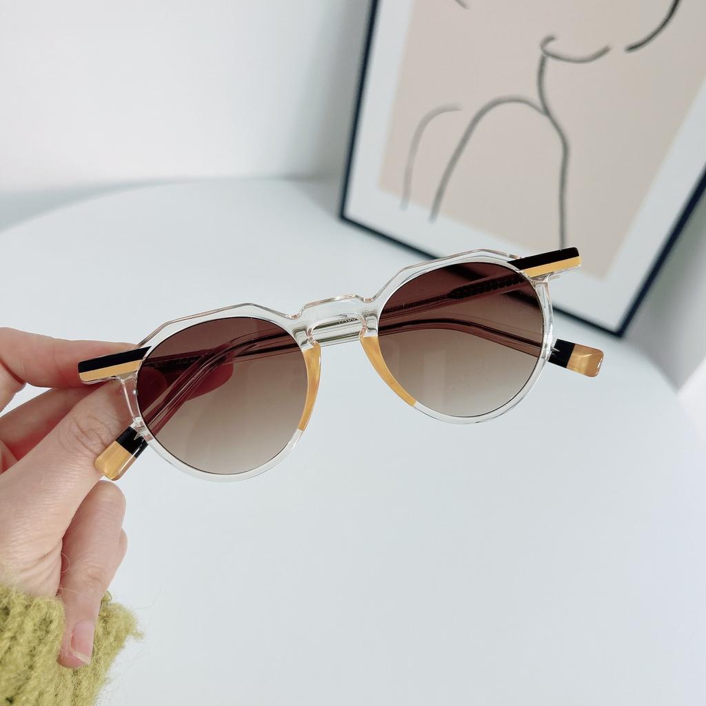 Солнцезащитные очки в круглой оправе в стиле ретро, универсальные очки с защитой от синего света для мужчин и женщин, модные солнцезащитные очки