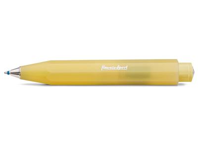 Шариковая ручка Kaweco Frosted Sport Sweet Banana, Официально импортированная, Масляная, FRBP-SB,