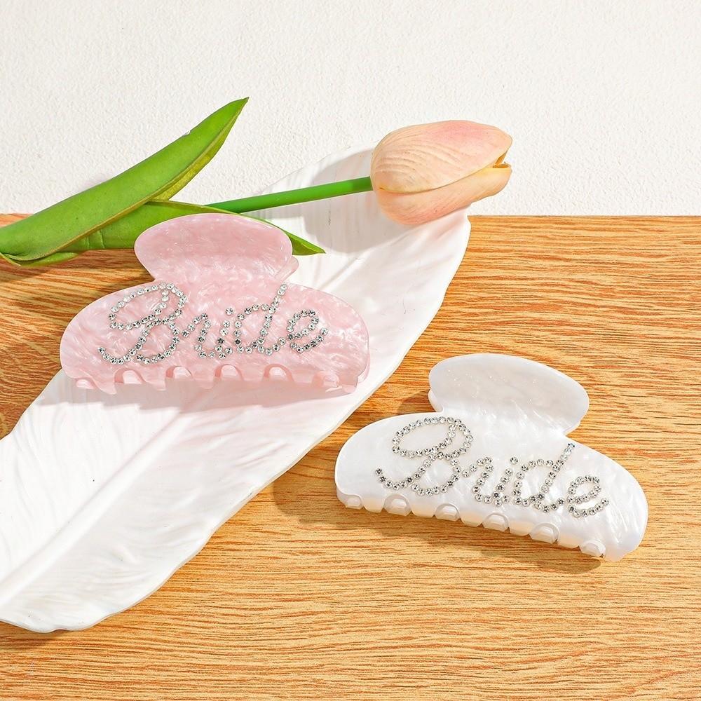 Bridal Shower Decoration Bride Letter Hair Claws Hair Claw Clips  Party Supplies