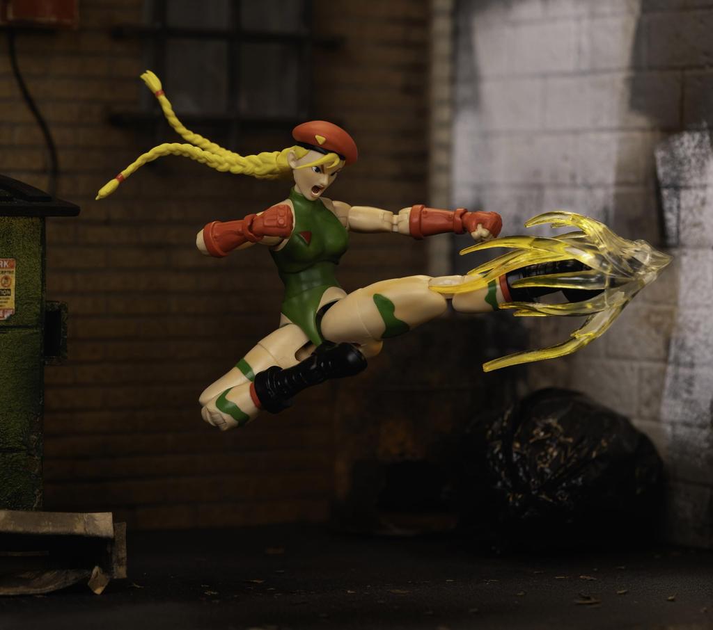 Jada Toys – Фигурка Cammy из Street Fighter II - 1:Коллекционный предмет в масштабе 1:12 - Сменная голова, кисти рук и аксессуары - Возраст 13+ - Классический