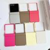 Канди-цветной защитный чехол-книжка для телефона Samsung Galaxy Z Flip 7 6 5 4 3 FE Ультратонкий матовый твердый чехол