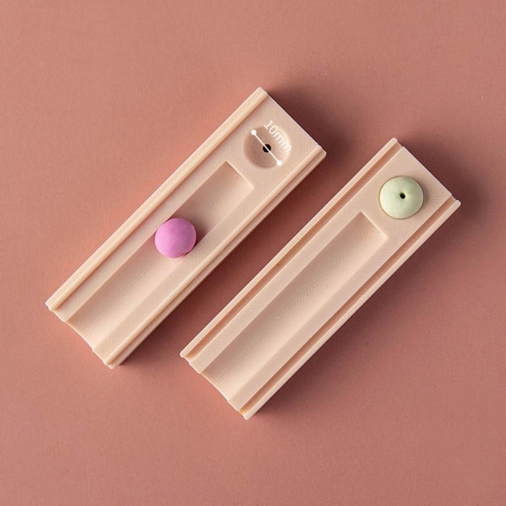 Инструмент для пробивания глиняных шариков, инструмент для изготовления глиняных бусин с дыроколом, форма для катания шариков, полимерная глина, бусина