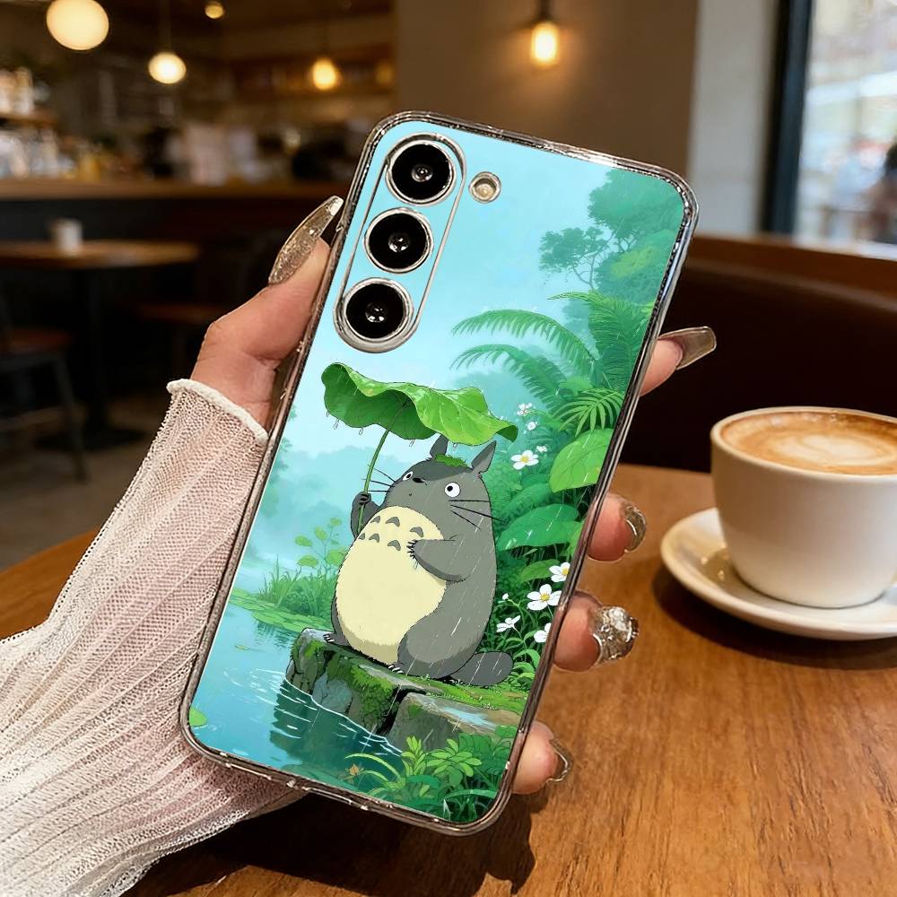 Lovely My N-Neighbor-T-Totoros Phone Case For Samsung S25,S24,S21,S22,S23,S30,Ultra,S20,Plus,Fe,Lite Transparent Cover