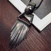 1 Pc Unisex Women Men Fashion Tassel Long Chain Personality Exaggerated Pendant Sweater Necklace