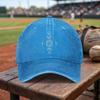 Mysterious Sun Moon Washed Baseball Cap Adjustable Buckle Lightweight Breathable Unisex Cap