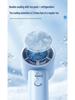 Portable High-Speed 100-Speed USB Rechargeable Handheld Fan with Strong Wind Turbine