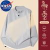 Men's NASA MARVEL Faux Two-Piece Round Neck Knit Sweater