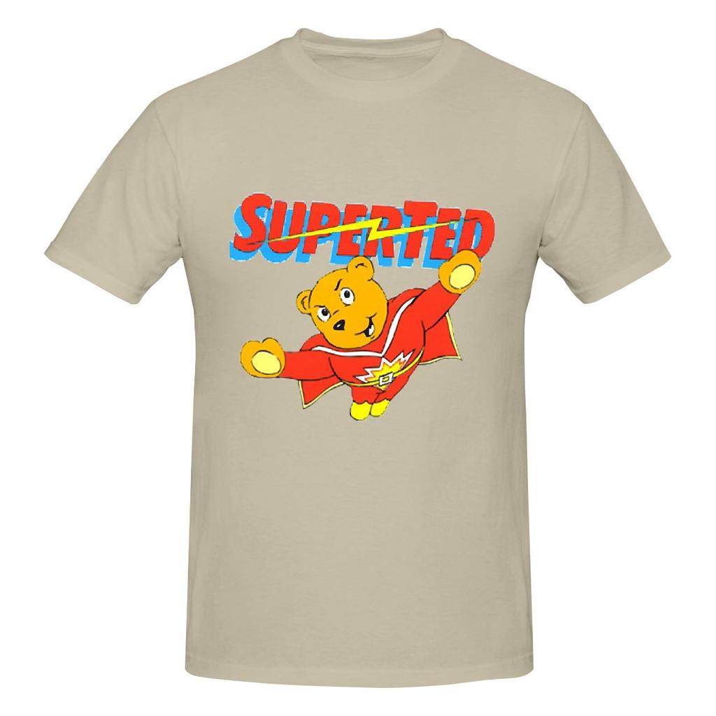 Super Ted Classic Tshirt Not Easy To Deform Tshirt Light Sports Travel Musthave Tees