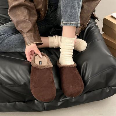 Модные весенне-летние тапочки Мягкий лен Простые Милые Теплые Домашние Мужские Женские Домашние Напольные Комнатные Шлепанцы Мех Крест Толстые Дуду Обувь Комнатные Плоские