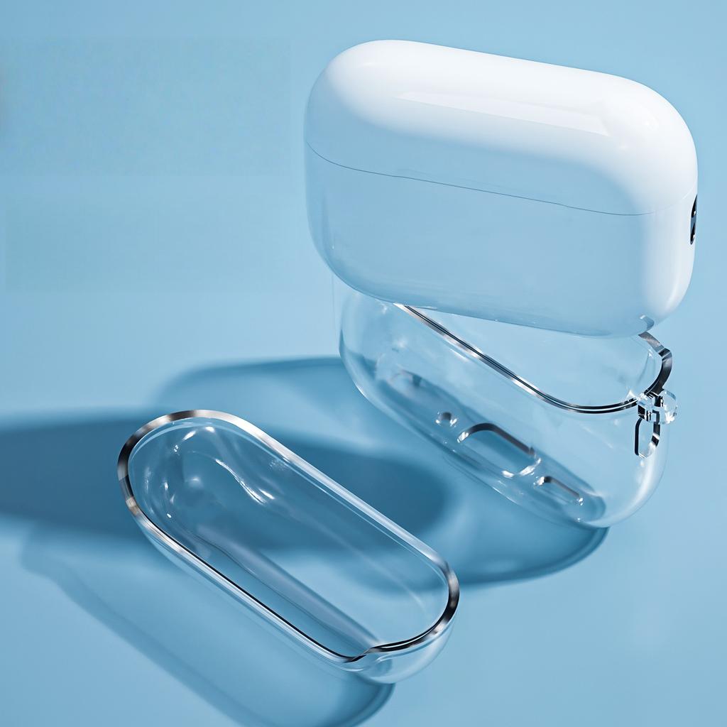Прозрачный чехол для AirPods Pro 3 Чехол-накладка Аксессуары с набором для чистки Противоударный защитный чехол для AirPods Pro 3