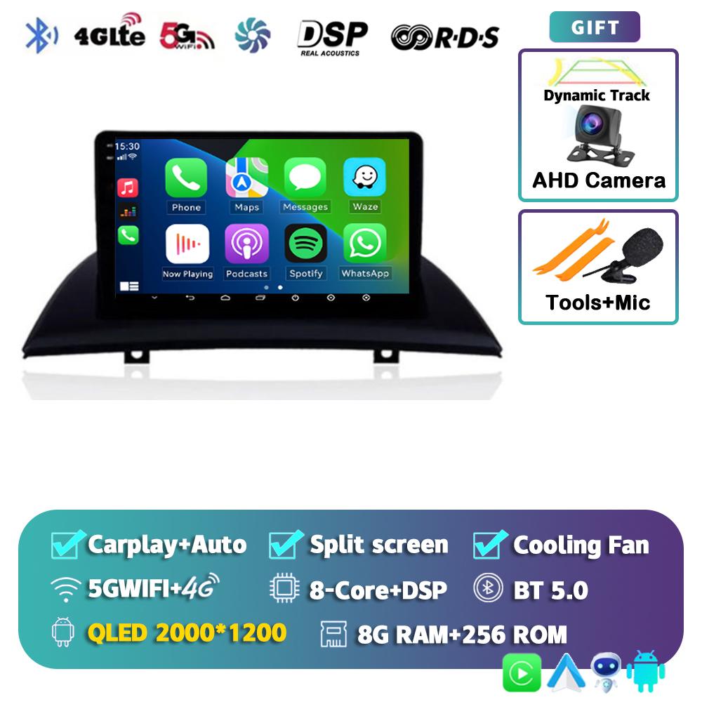 Android 14 Carplay Auto WIFI+4G автомобильное радио для BMW X3 E83 2004 - 2012 Мультимедиа GPS Видеоплеер Стерео 2din DSP Головное устройство Аудио