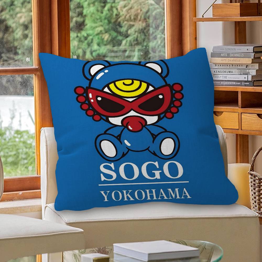 H-Hysteric M-Mini Cute Girl Pillow Gift Home Office Decoration Pillow Bedroom Sofa Car Cushion Coverpillow Case