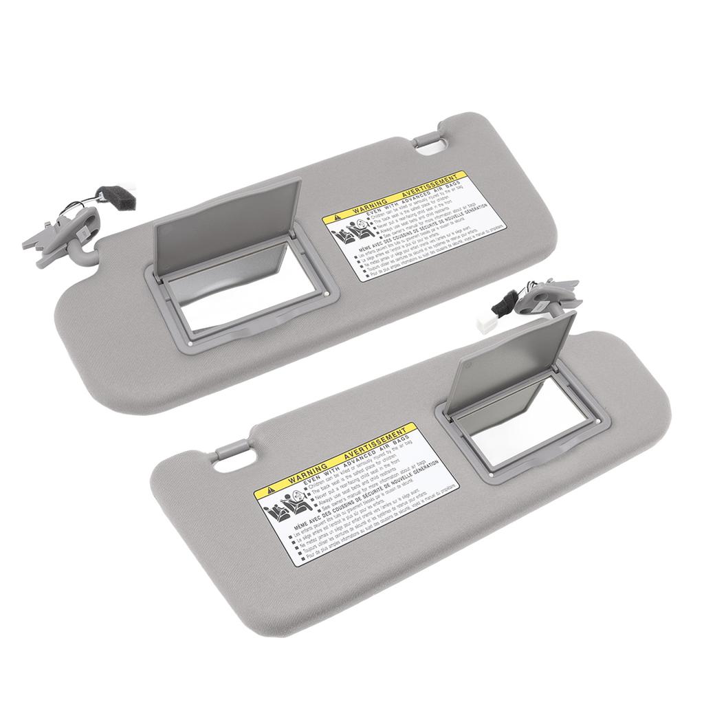 Солнцезащитный козырек с зеркалом, боковой солнцезащитный козырек, солнцезащитный козырек в сборе, серый, с защитой от УФ-излучения, 852013K010QD, сменный для Sonata 2006‑2008