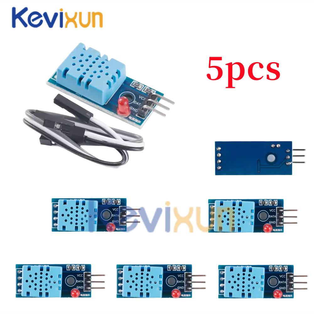 1-10 шт./Умный 3-контактный KY-015 DHT-11 DHT11 Цифровой датчик температуры и относительной влажности + Печатная плата Для Arduino DIY Стартовый набор