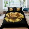Модная технология печати, 3D цифровая печать, постельное белье, пододеяльники, наволочки, комплекты из трех предметов