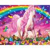 Diamond Rainbow Horse Embroidery Diamond Picture Rhinestone Home Decoration