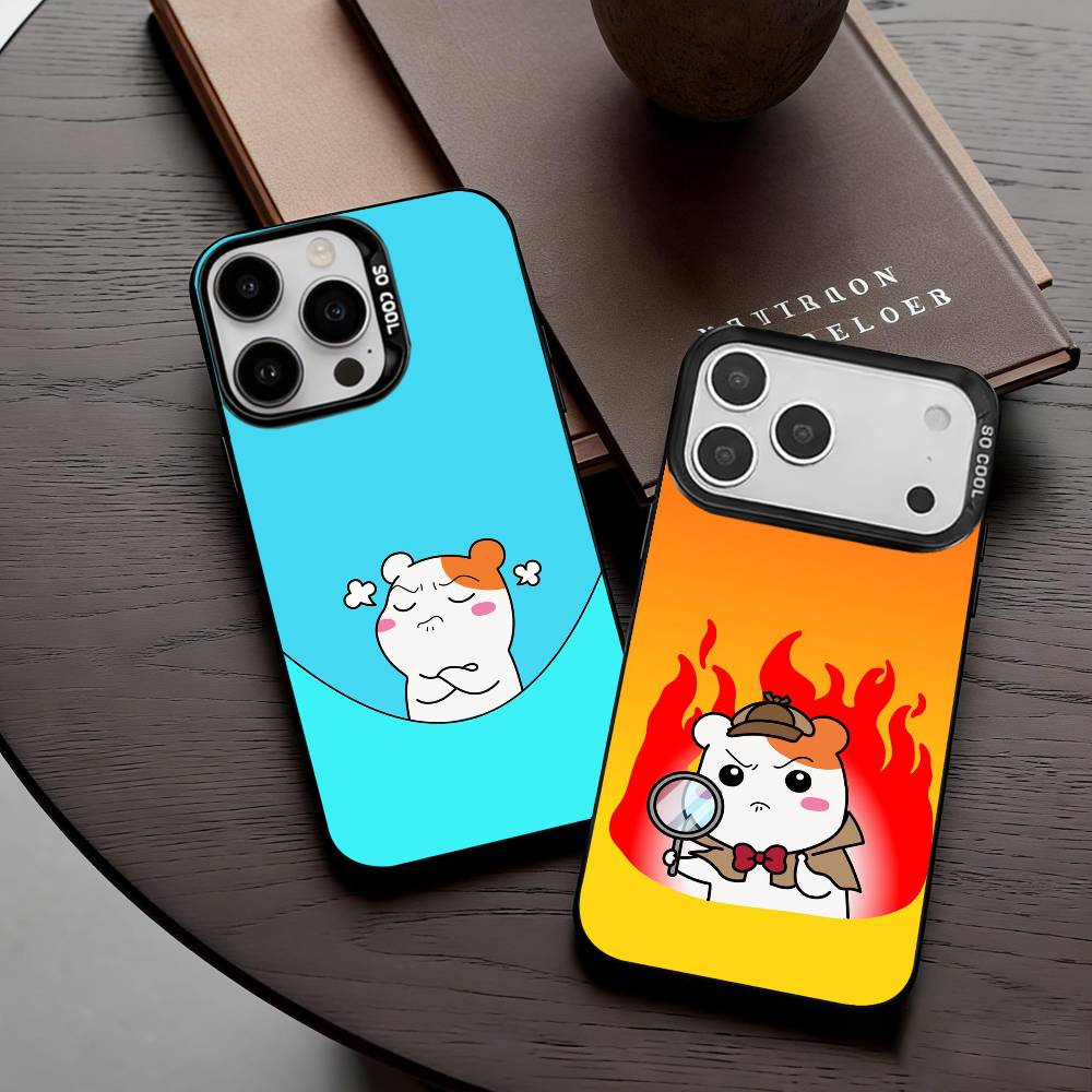 L-Lovely O-Oruchuban E-Ebichu Чехол для телефона для iPhone17,16,15,14,13,12,11 Plus,Pro Max Черный Конфетный серебристый чехол для телефона