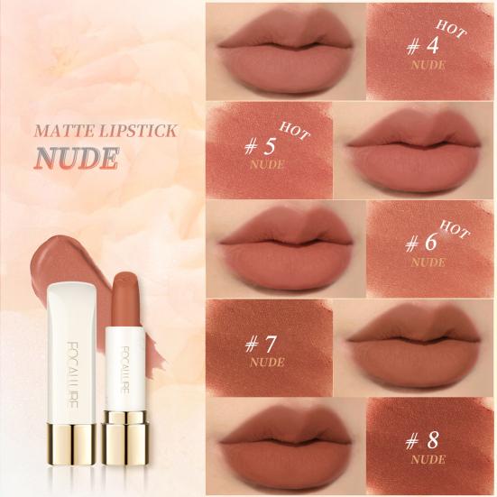 Приятная для кожи натуральная супергладкая губная помада для макияжа с высоким содержанием пигмента для женщин