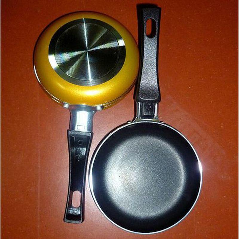 12cm Pan Smokeless Nonstick Pan Skillet Frying Cast Cookware Multifunctional Mini Frying Pan For Frying Saute Cooking(random)