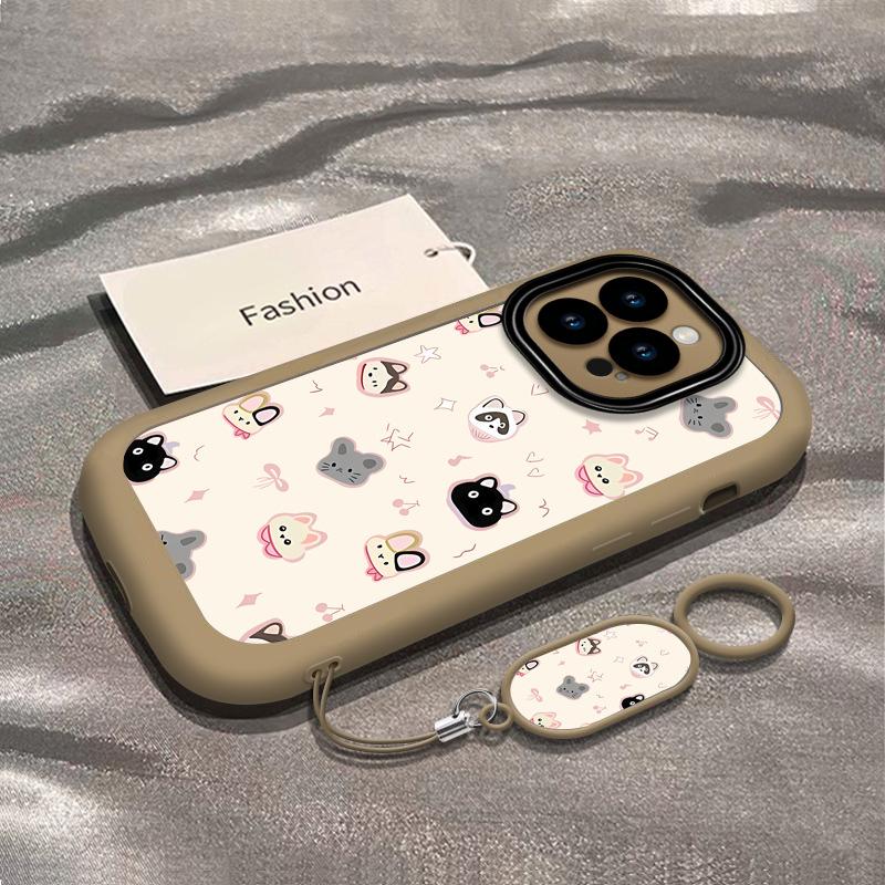 Cute Full Screen Animal Heads for IPhone17promax New Model 15 for Apple 14plus Mobile Phone Case 13 Advanced