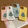 Snowy Christmas Pine Tree Phone Cas For iPhone 17 16 15 14 13 12 11 Pro Max Plus 17 Air Folds Texture Soft TPU Bumper Back Cover