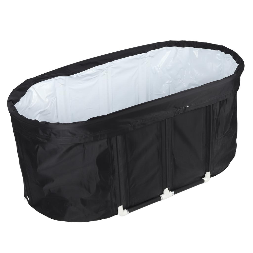 Ice Bath Tub Athlete Leakproof Relieve Muscle Soreness Portable Folding Oval Cold Water Therapy